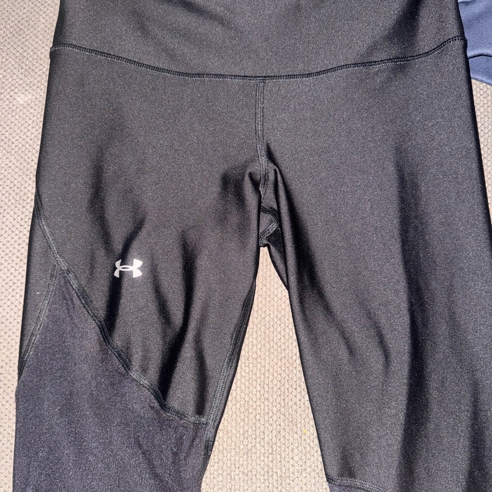 Under Armour Black Performance Leggings with Logo